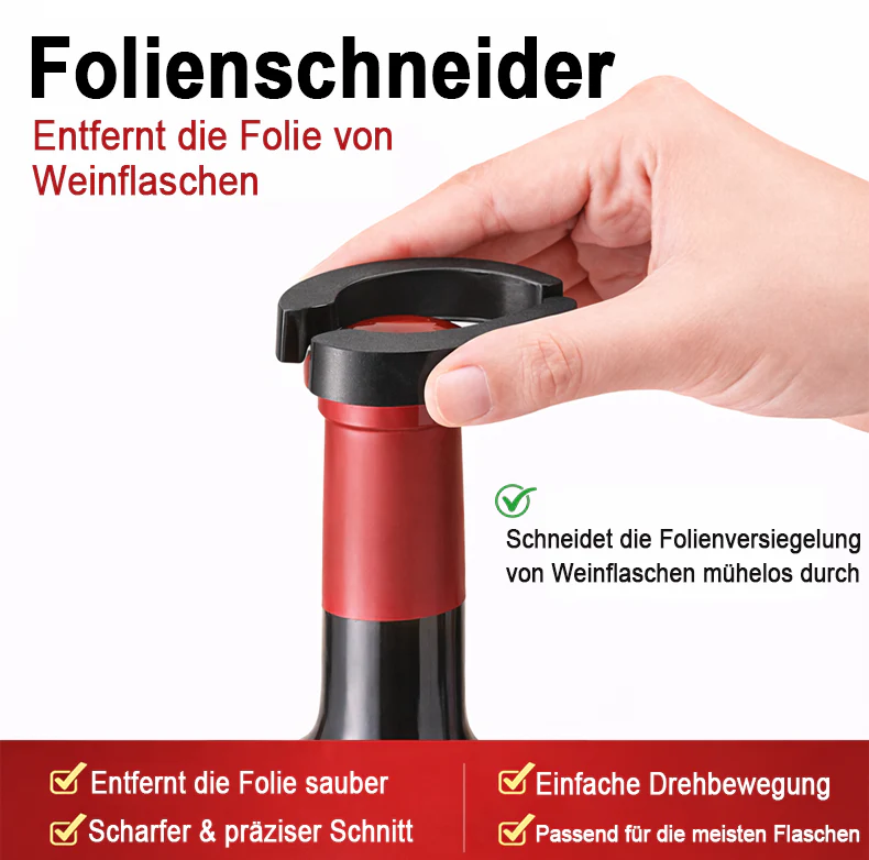 🎉Neujahrsdeal! 50% Rabatt✨automatischer elektrischer Weinöffner – ein-Knopf Bedienung, USB-aufladbar, leise & kraftvoll, öffnet Flaschen mühelos für Zuhause & Partys -Remifa® - Image 5