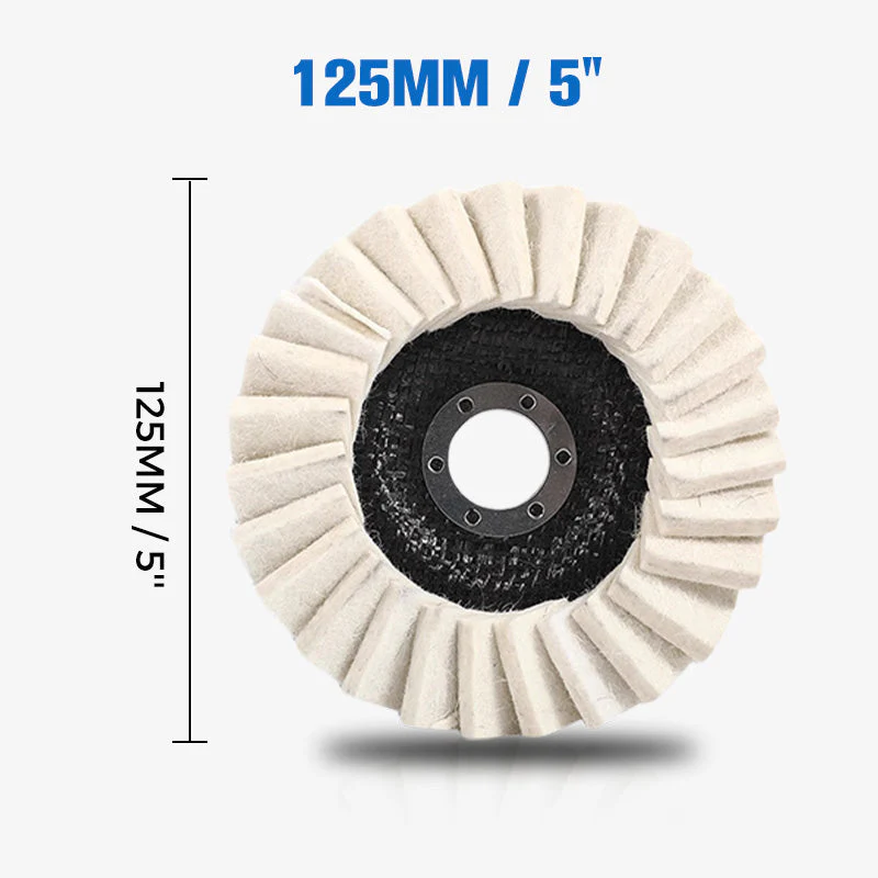⚡50 % RABATT !!✨ Wollpolierscheibe für Winkelschleifer – Hochglanz-Spiegelfinish! Langlebig Vielseitig! 🔧 - Image 10