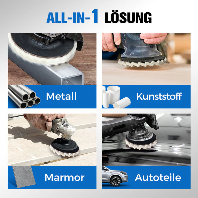⚡50 % RABATT !!✨ Wollpolierscheibe für Winkelschleifer – Hochglanz-Spiegelfinish! Langlebig Vielseitig! 🔧 - Image 7